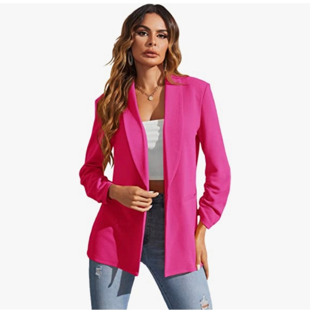 Pink blazer